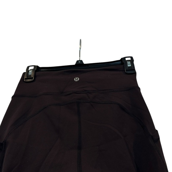 Women’s Lululemon Black Ankle High Rise Leggings With Pockets: Size 4 - Picture 5 of 11